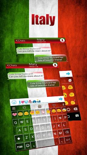 Italy Emoji Keyboard Theme screenshot 4