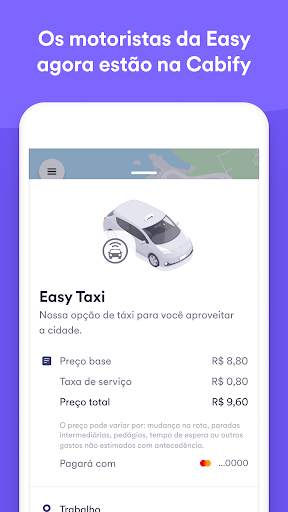 Easy Taxi, um app da Cabify screenshot 1