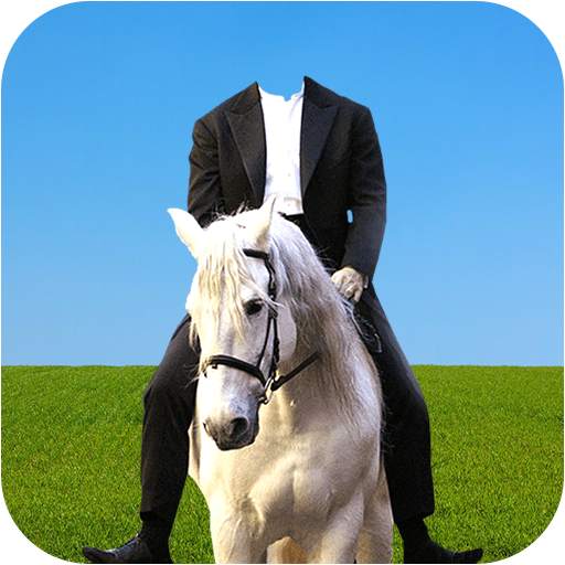 Horse With Man Photo Suit 24.0