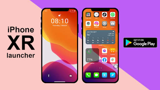 iPhone XR launcher for Android screenshot 1