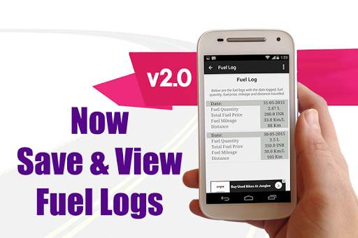 Mileage Calculator 6 تصوير الشاشة