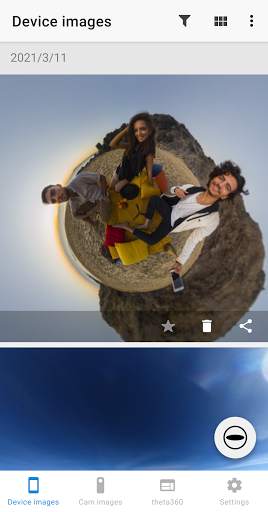 RICOH THETA 2 تصوير الشاشة