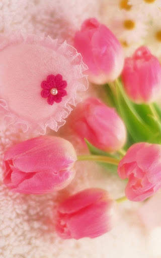HD Pink Tulips Live Wallpaper screenshot 7
