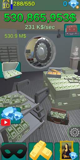 Hey, it's a Heist! - Heist Money Clicker स्क्रीनशॉट 7