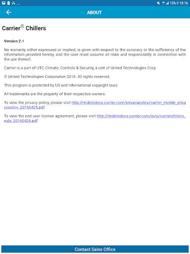 Carrier® Chillers screenshot 7