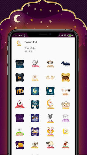 Eid Stickers for Whatsapp screenshot 3