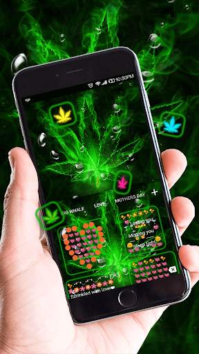 Weed Rasta Keyboard 7 تصوير الشاشة