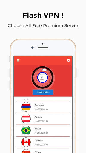 Flash VPN - Free Proxy Server & Secure VPN Service screenshot 7