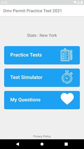 DMV Permit Practice Test 2021 screenshot 1