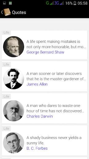 Quotes and sayings :messages and Status about life screenshot 4
