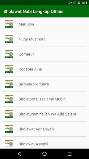 Sholawat Nabi Offline   Lirik  screenshot 2