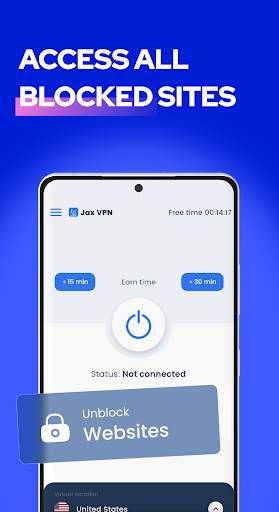 Jax VPN: 빠르고 안전한 프록시 screenshot 1