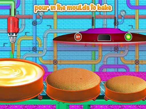 Birthday Cake Maker Factory :Cake Making Game Free screenshot 4