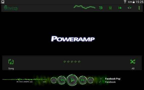 Poweramp Skin AntraX 4 تصوير الشاشة