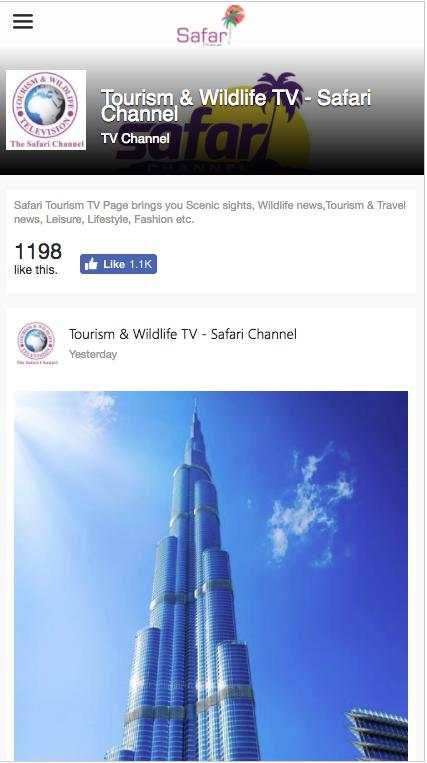 Safari TV Kenya 1 تصوير الشاشة