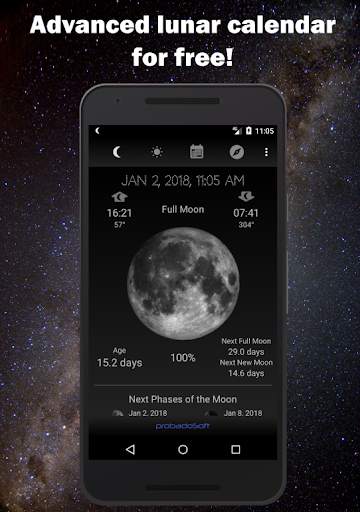 Moon Phase Calendar скриншот 1