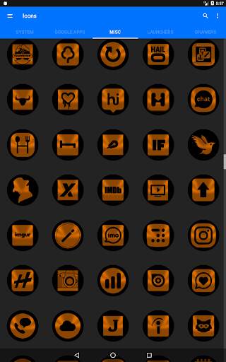 Oreo Orange Icon Pack screenshot 22