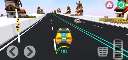 Toon Highway Car Racing 3d screenshot 7