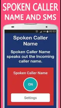 Spoken Caller Name and SMS screenshot 3