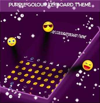 Purple Colour Keyboard Theme screenshot 2