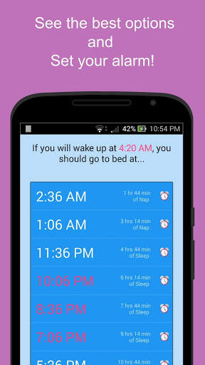 SleepCycle - Sleep Calculator 4 تصوير الشاشة