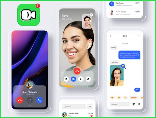Android FaceTime App Free Call Video & Chat Giid screenshot 1