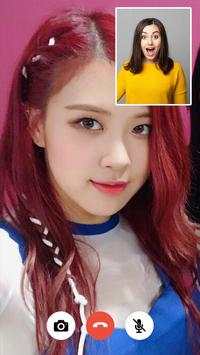 Black PinK Fake Call screenshot 1