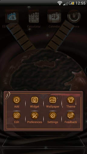 Next Launcher Chocolate Theme screenshot 6