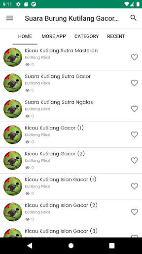Suara Burung Kutilang Gacor Offline screenshot 1