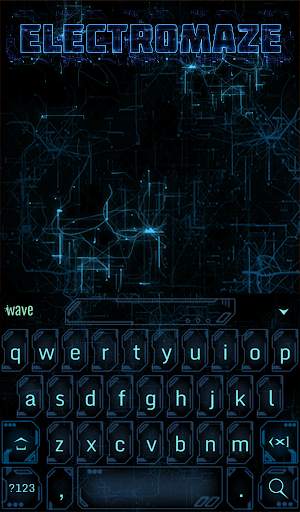 ElectroMaze Animated Keyboard   Live Wallpaper screenshot 2