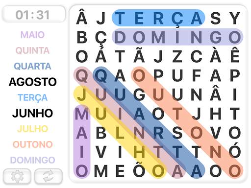 Caça Palavras português screenshot 4
