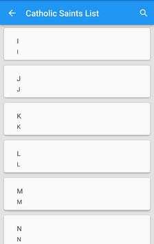 Catholic Saints List screenshot 1