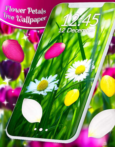Spring Petals Live Wallpaper ❤️ Flower Wallpapers screenshot 5
