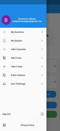 Quiz App screenshot 2