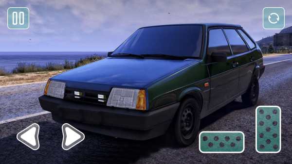 Driving Car Simulator VAZ 2109 screenshot 2