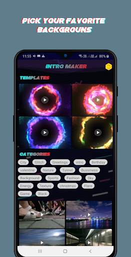 Glitch Intro Maker screenshot 1