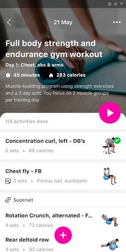 SPORTCLUB EXERCISE screenshot 5