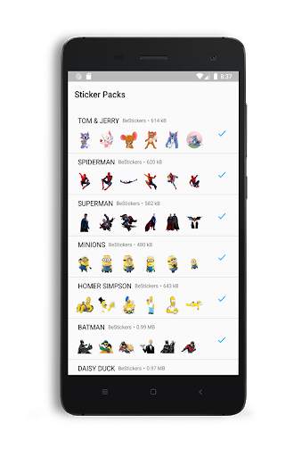Cartoon Stickers for Whatsapp (WAStickerApps) screenshot 1