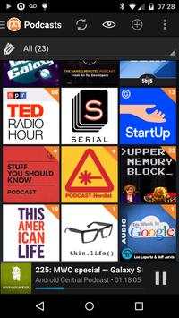 Podcast Addict (Android 2.3) screenshot 2