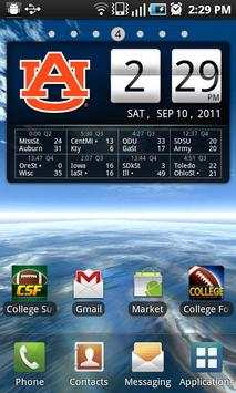 Auburn Tigers Live Clock screenshot 2
