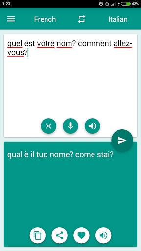 French-Italian Translator screenshot 2