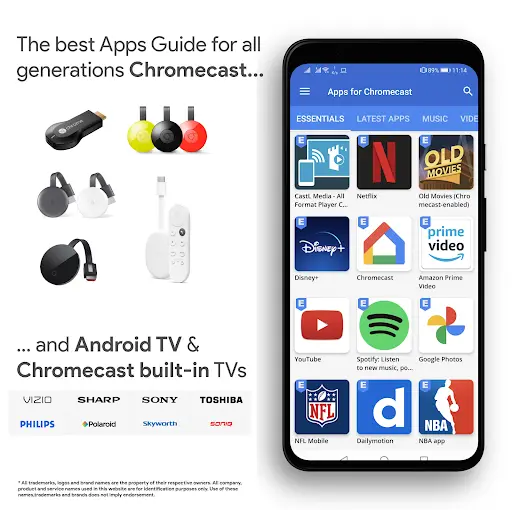 Apps 4 Chromecast & Android TV screenshot 1