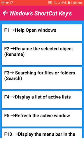 Computer Softwere Shortcut Keys 2021 скриншот 4