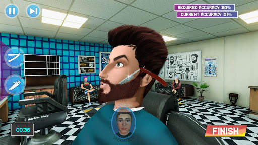 Real Barber Shop Haircut Salon 3d- Hair Cut Games screenshot 4