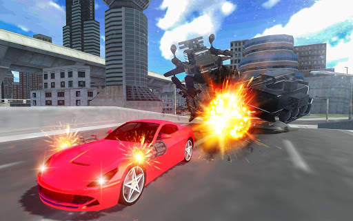 Flying Car  Fighting Transformation Robot screenshot 3