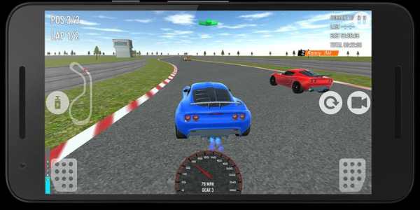 Race in car 3D screenshot 3