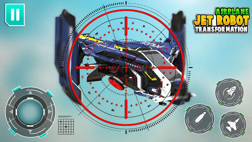 Airplane Jet Robot Car Transform : Car Robot Games screenshot 4
