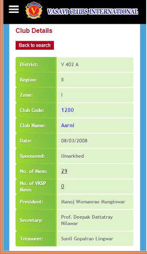 Vasavi Clubs International screenshot 6