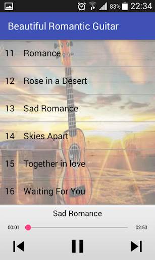 Romantic Guitar screenshot 3