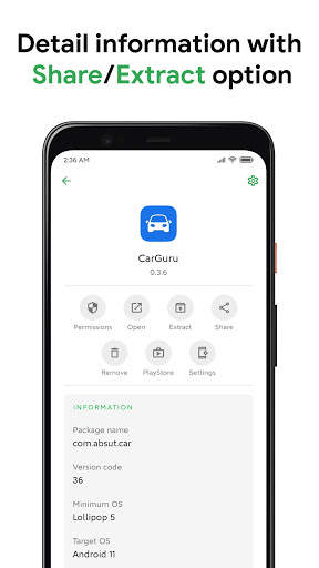 Basic APK Manager 4 تصوير الشاشة
